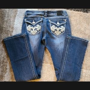 Grace in LA dark wash jeans sz 27